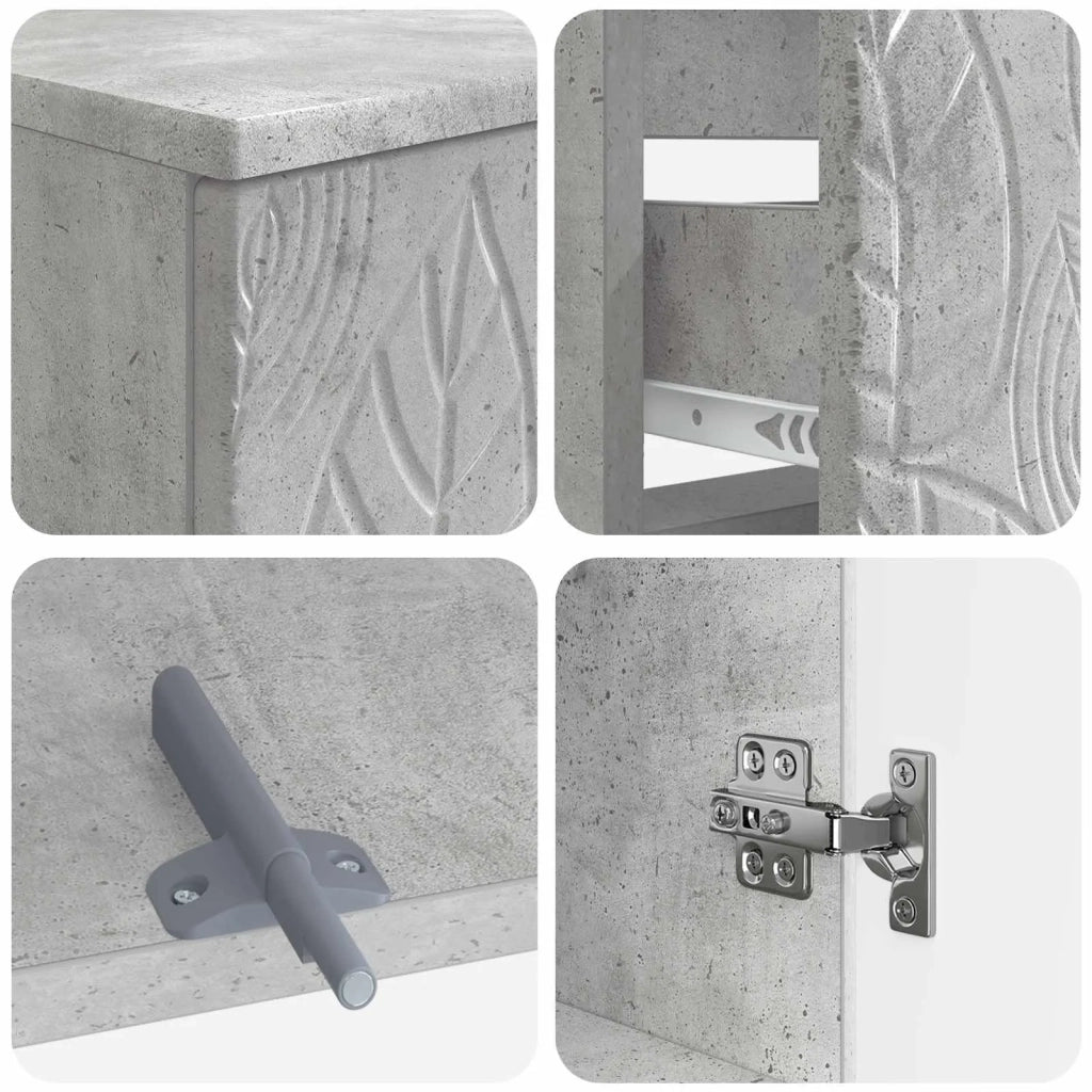 Set di armadietti da bagno in 3 pezzi DELFT 3417867