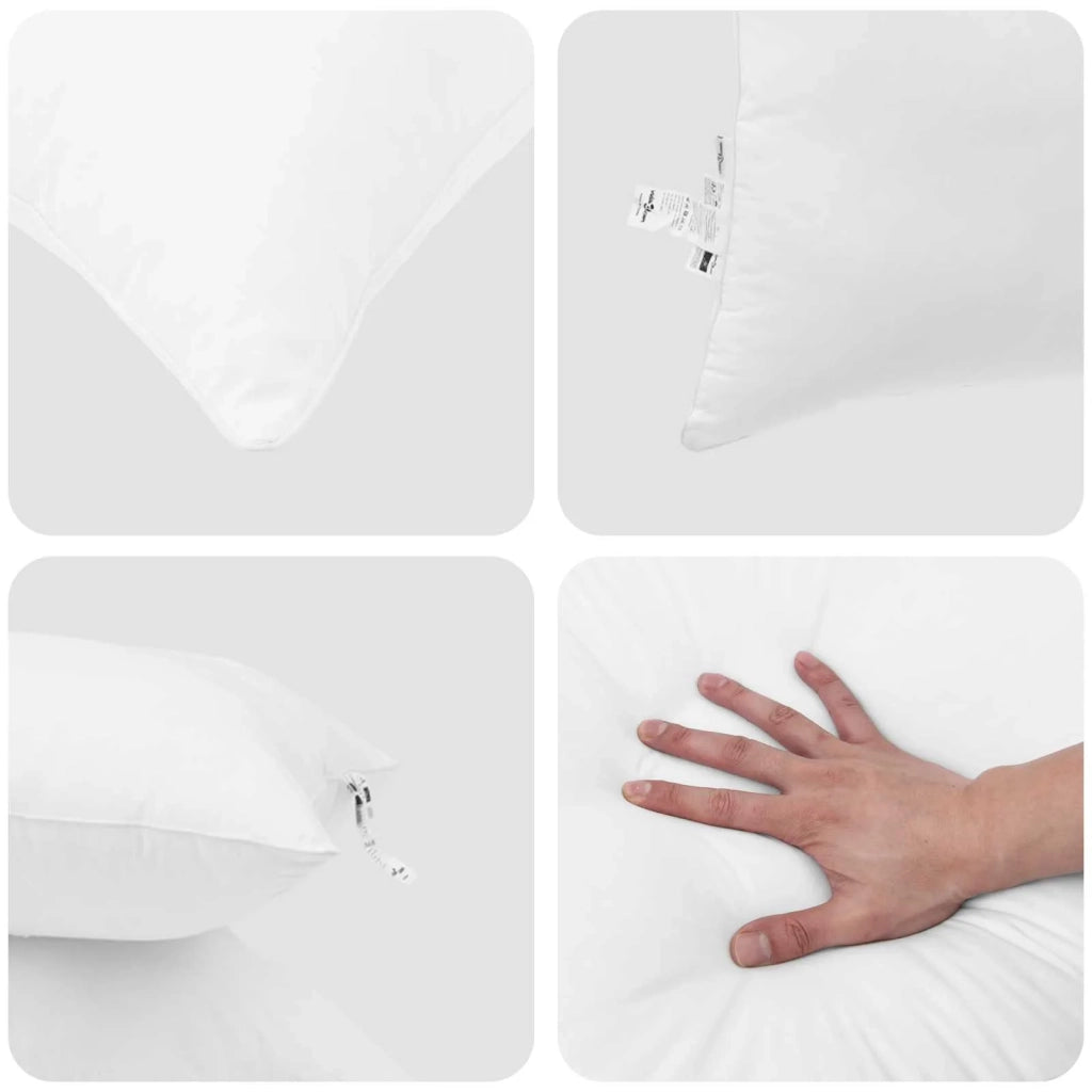 Duvet Estivo con cuscino 3 pcs Bianco Microfibra 3377309