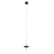 Lampada sospensione industriale nera Ø18 LED 12W Maxlight