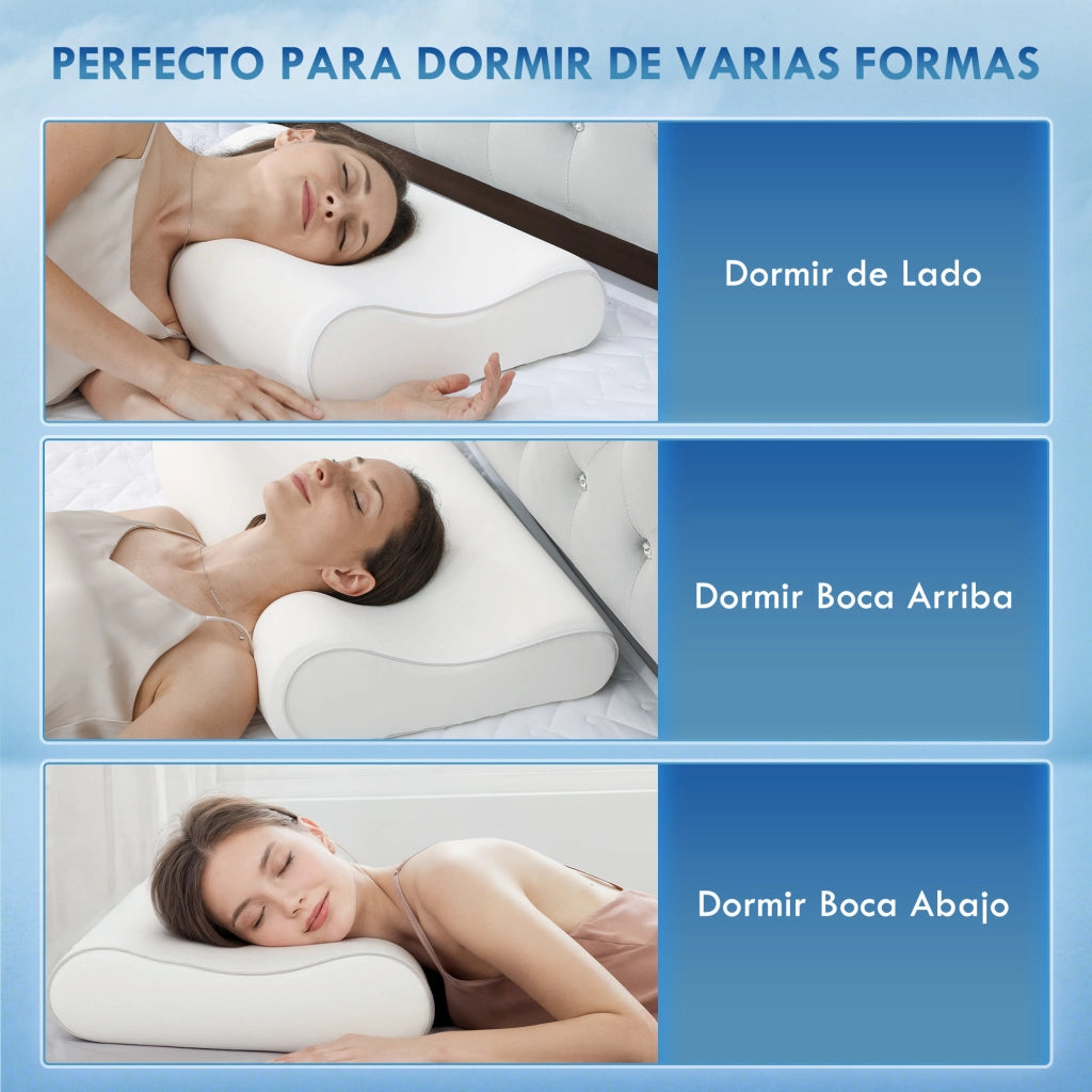 Cuscino Cervicale in Memory Foam ¨C Minimal ¨C Grigio