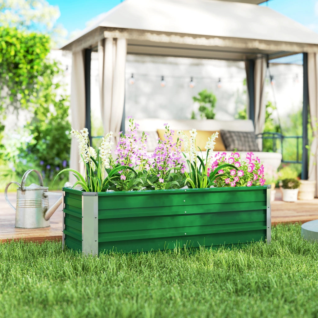 Fioriera Rettangolare per Balcone ¨C Minimal ¨C Verde 125x47x40 cm