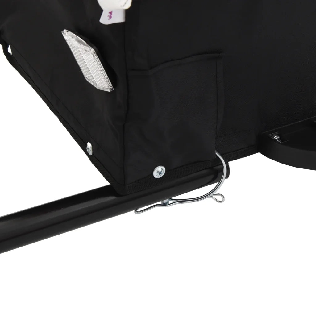 Rimorchio da Bici Nero e Blu 45 kg in Ferro CFW5415795