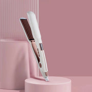Stilettang con schermo LCD, rapida riscaldamento, adatta per uso domestico e viaggio - bianco