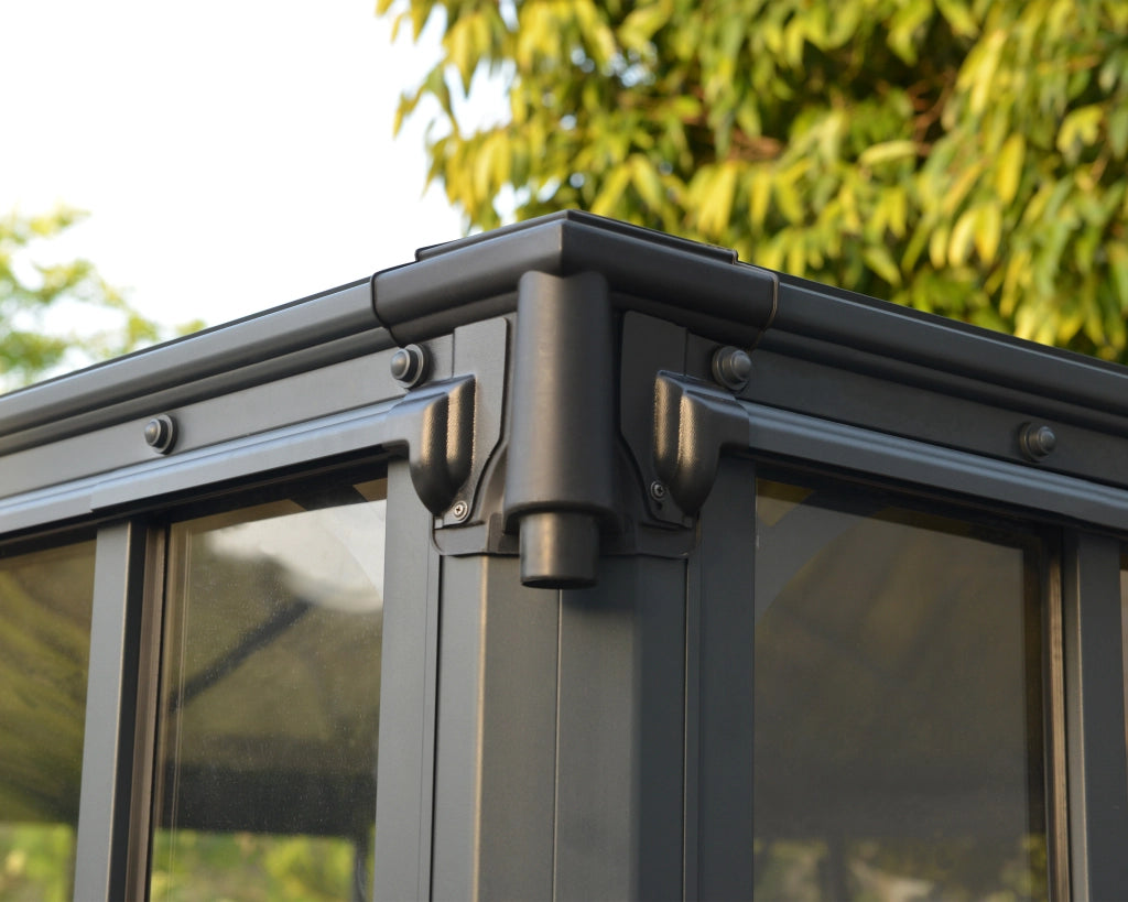 Gazebo Chiuso in Alluminio Ledro 3X3 m