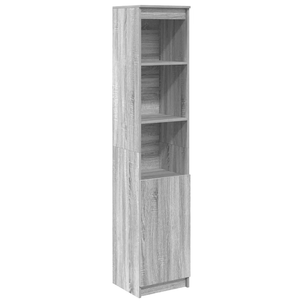 Credenza Grigio Sonoma 37,5x35x180 cm in Legno Multistrato 861675