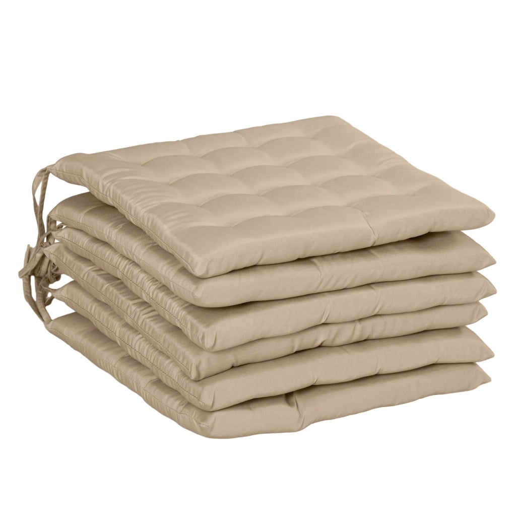 Cuscini per Sedie ¨C Zephmum ¨C Caqui 40x40 cm 6 pezzi