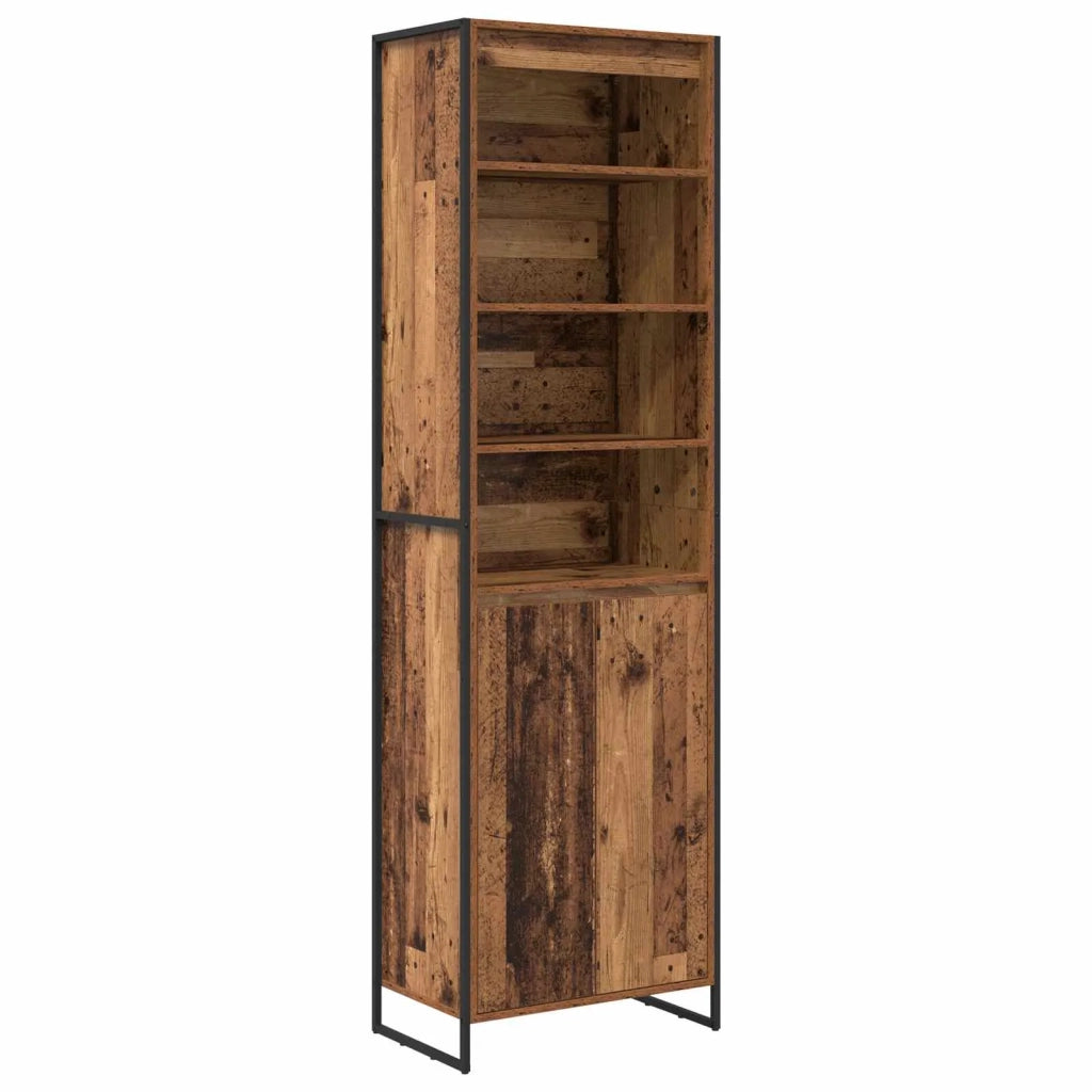 Armadi alti 2 pcs Legno vecchio 60 x 36 x 200 cm