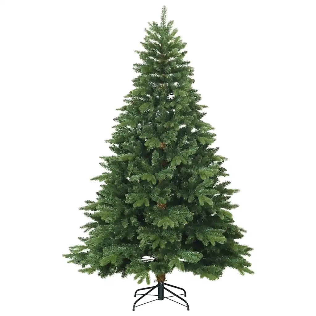 Albero di Natale Artificiale con Rami Pieghevoli Verde 210 cm 42019314