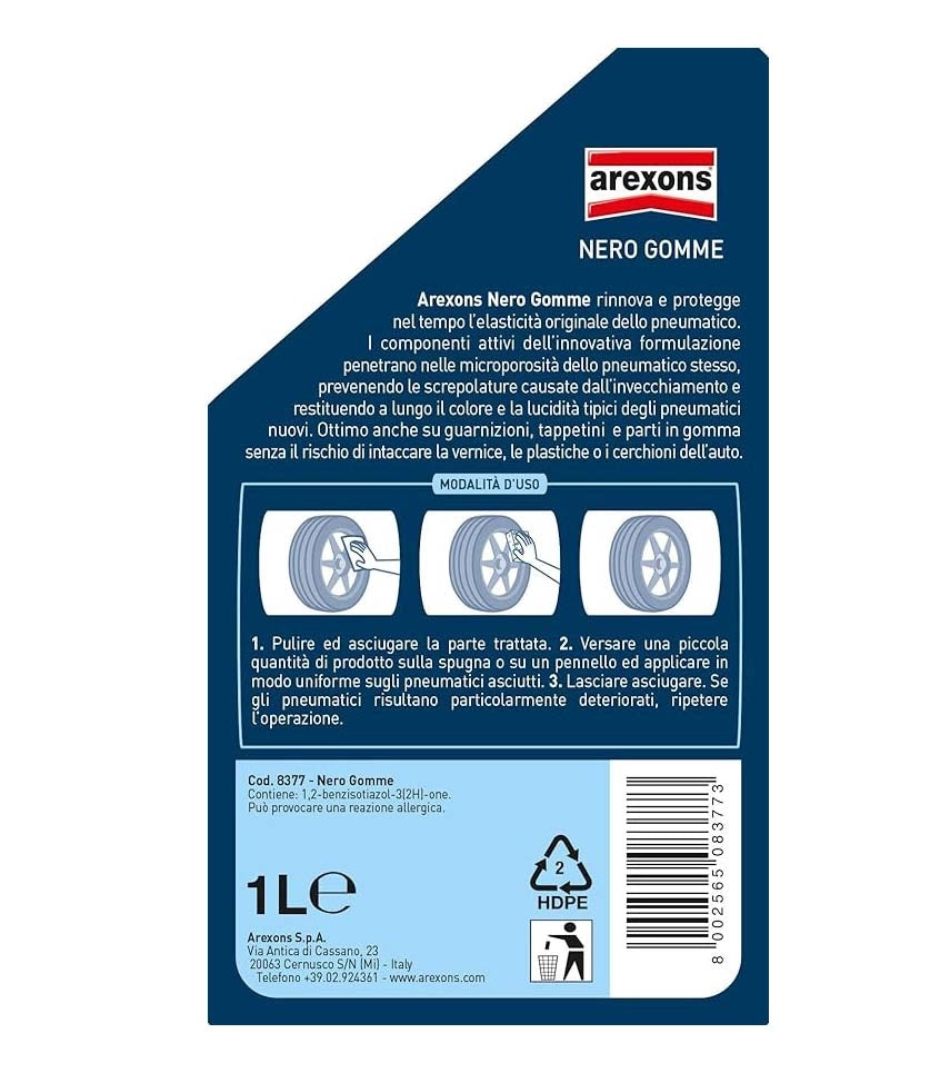 NERO GOMME AREXONS 1 lt - AREXONS