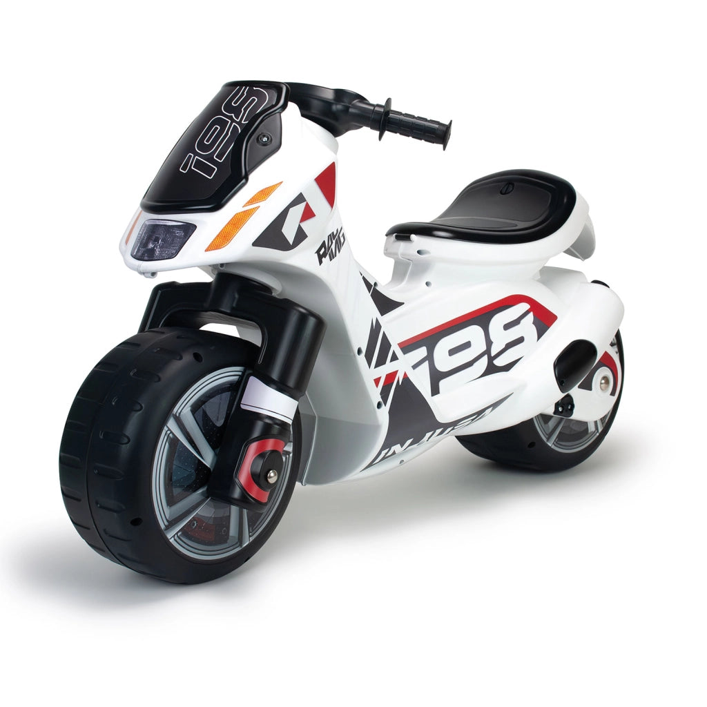 Moto Cavalcabile per Bambini Scooter Dragon Senza Pedali Bianco