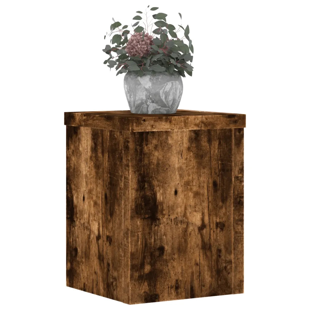 Supporti per piante | Sostegno per piante 2 pz Rovere 15x15x20 cm Legno Multistrato