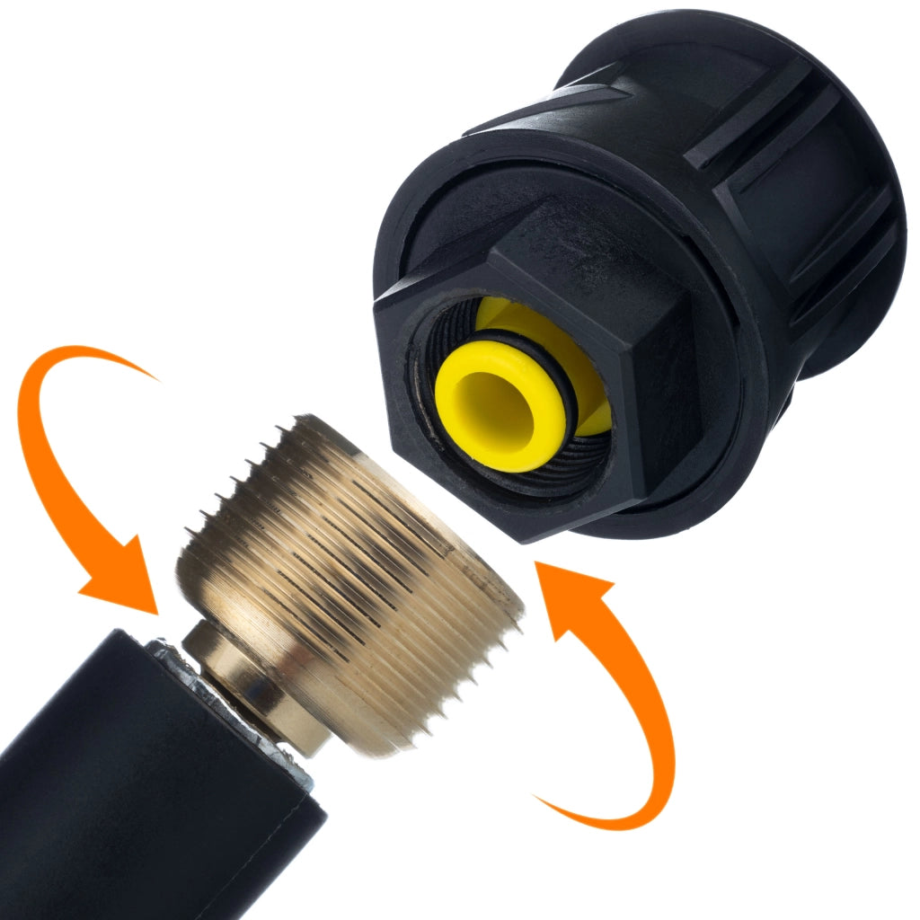 Tubo Alta Pressione 10m di Ricambio – Compatibile con Idropulitrice Kärcher K2–K7 | Click Connect, Nylon, 180 Bar, 60°C