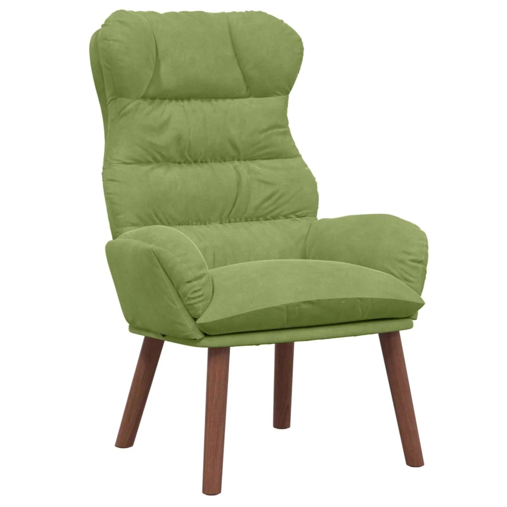 poltrona Verde chiaro 69 x 74 x 93 cm Velluto 42001890