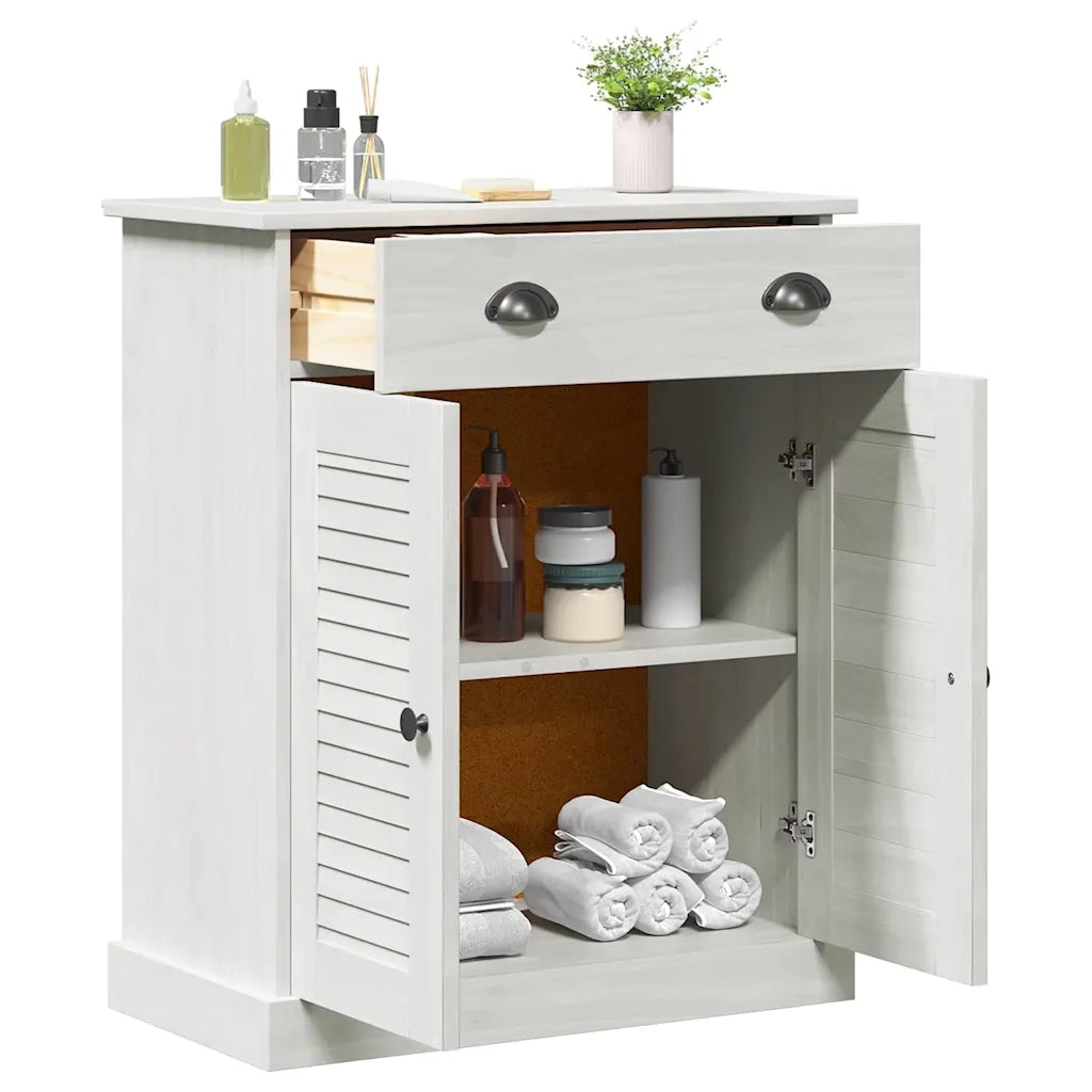Mobile da Bagno VIGO Bianco e Bianco Antico 68 x 34 x 80 cm 4019110