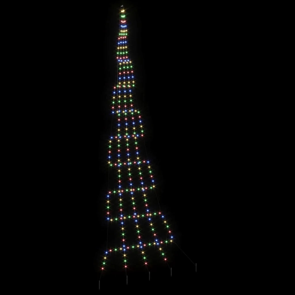 Albero di Natale LED con picchetti per il terreno 511 cm 42018747