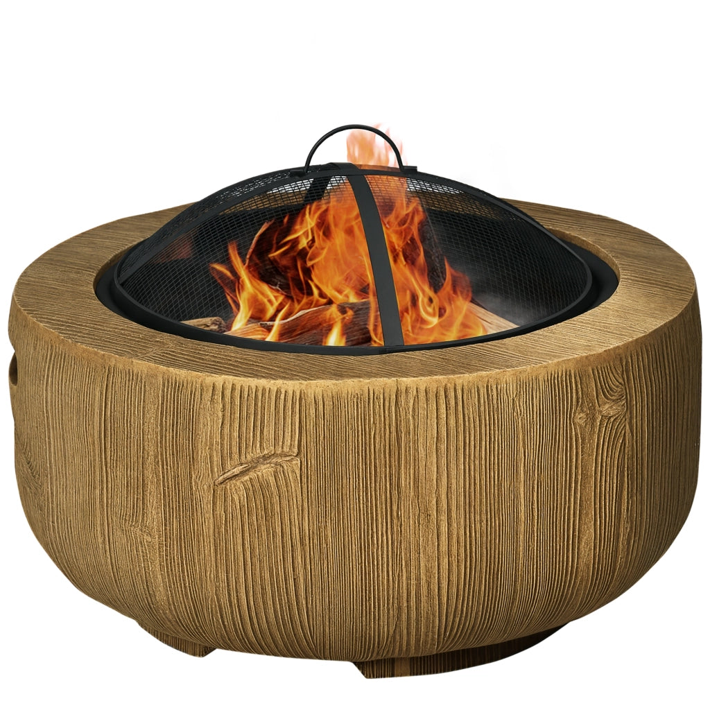 Braciere a Ceppo con Griglia e Attizzatoio ¨C zephmum ¨C ?61.5x39 cm