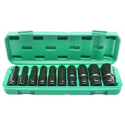 Set di 10 chiavi a bussola a impatto lunghe Breckner Germany