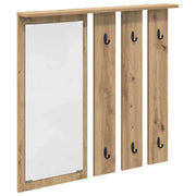 Appendiabiti a muro rovere artigianale 84 x 10 x 80 cm CFW3294394
