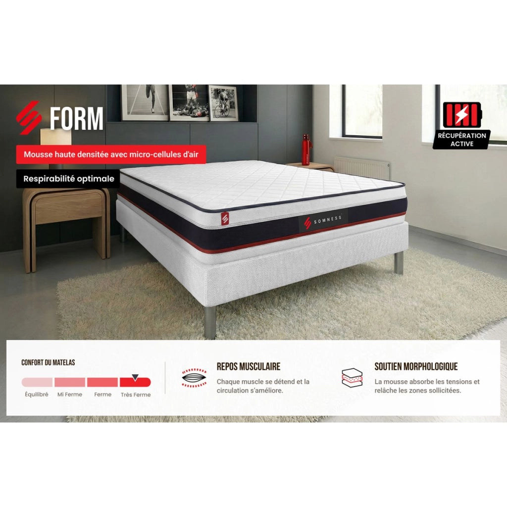 Materasso 200x200 cm Schiuma - Forma