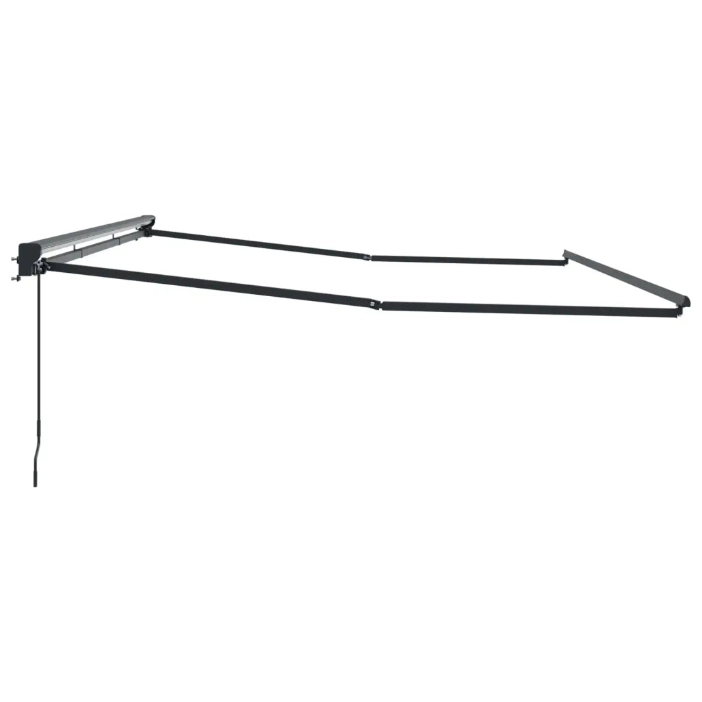 Telaio di tenda manuale Regolabile Antracite 4 × 3,5 m Acciaio 42024791
