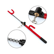 Trade Shop - Asta Blocca Sterzo Per Volante Auto Antifurto Sicurezza Macchina Anti Theft 60cm -