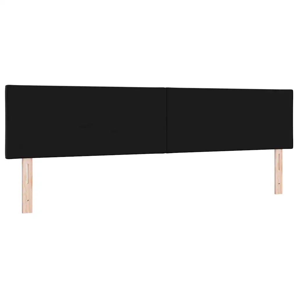Testiera LED Nero 200 cm Velluto 3338261