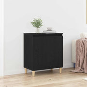 Credenza Rovere Nero 60 x 35 x 70 cm Legno multistrato 862593
