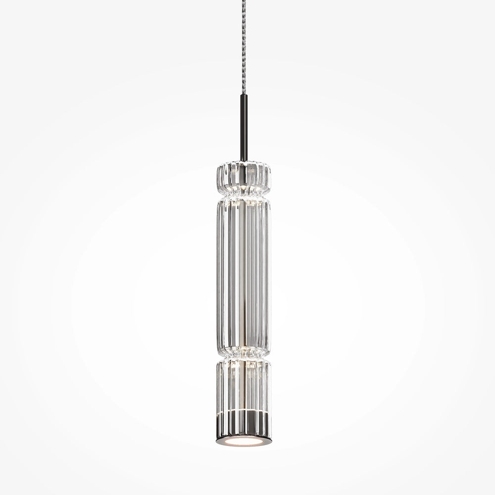 Lampada a sospensione Maytoni Ordo cromata LED 12W