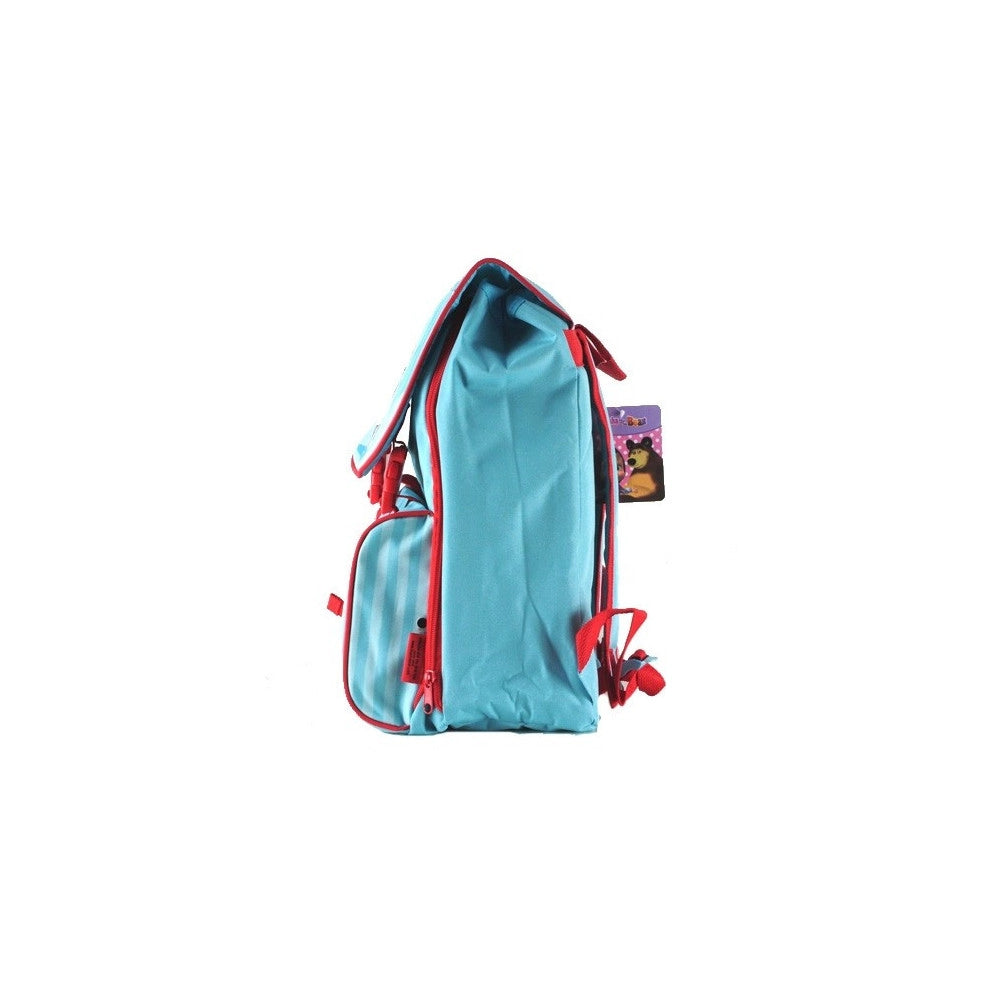 Trade Shop - Zaino Cartella Estensibile Scuola Masha E Orso In Poliestere Modelli Assortiti -