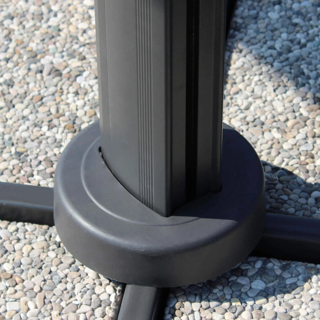 Ombrellone doppio da Giardino 3x3 in alluminio - DUBLE