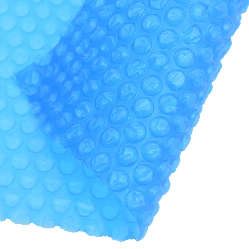 Telo Solare Copripiscina Copertura Rettangolare PE 732 x 366 cm Blu 90679