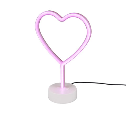 HEART Lampada Tavolo Led Cuore H 30 Cm 2W HeartGD Trio