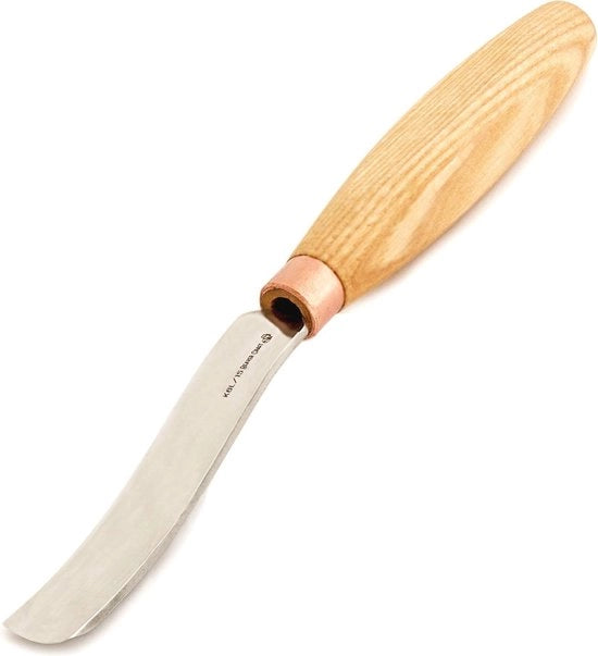 Gouge per Legno Compacto per Cucchiai e Ciotole - Maniglia Ergonomica e Lama Curva