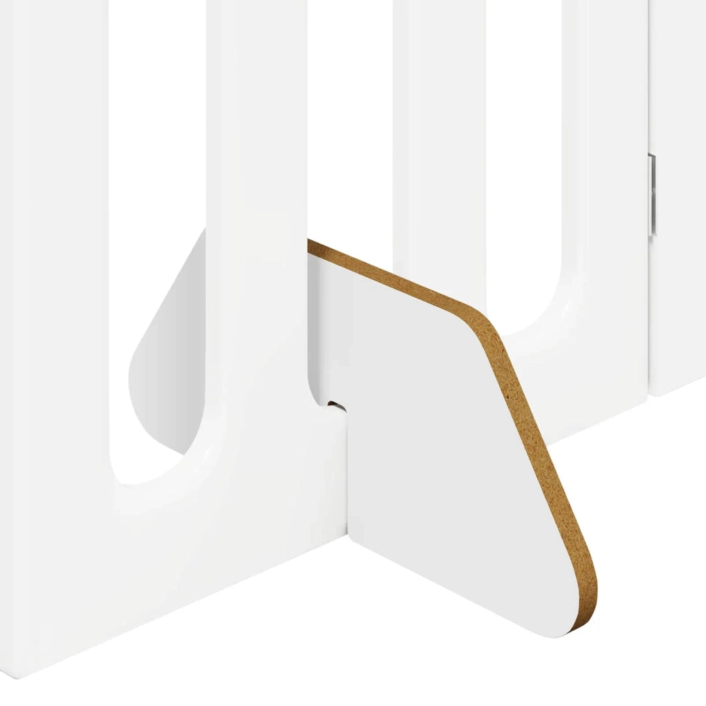 Recinto pieghevole per animali 2 pz Bianco 100,5 x 38 x 90 cm CFW5603414