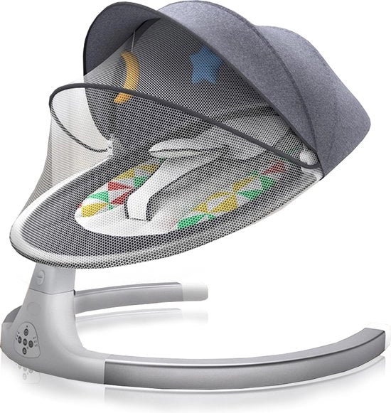Schommel elettrica per bambini - Wipstoel per neonati - Wieg elettrica - Wipstoel per bambini - Accessori per la schiuma per bambini - Nero - Regalo di Natale - Regalo di Black Friday