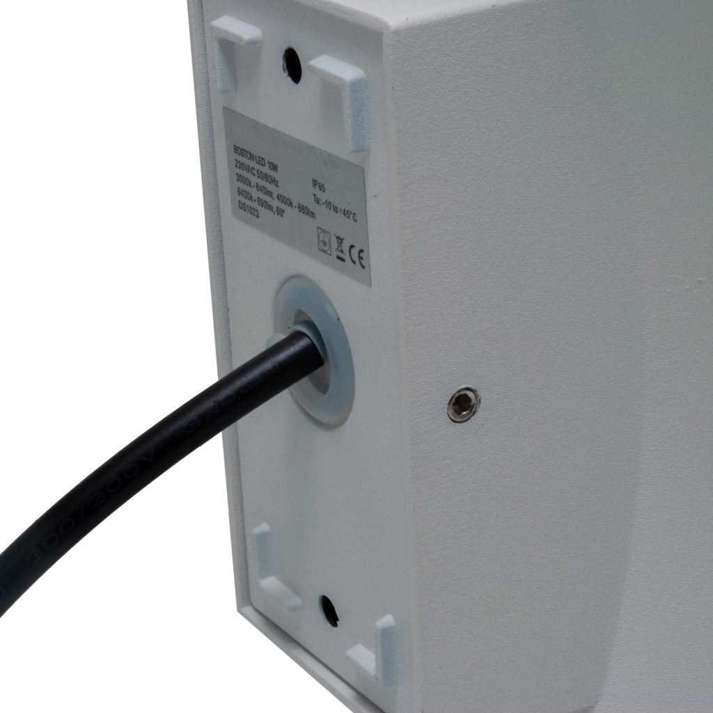 BOSTON Applique murale doppio fascio IP65 10w tecnologia LED CCT 3 tonalita di luce lampada parete UP DOWN balcone facciate 230V BIANCO