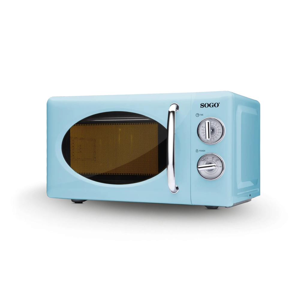 Microonde retrò 20L 700W colore azzurro