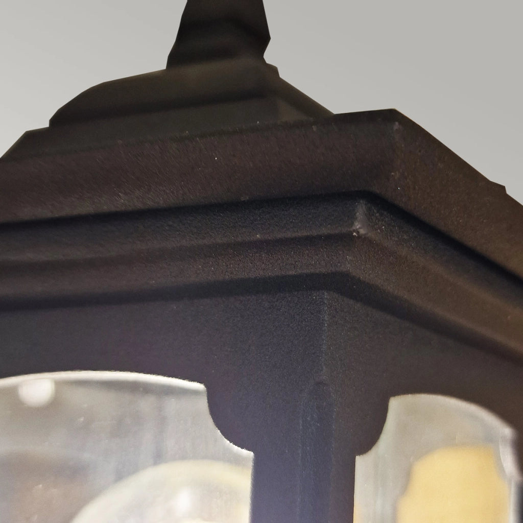 Applique esterna nera E27 60W IP44 Parish Mini Elstead
