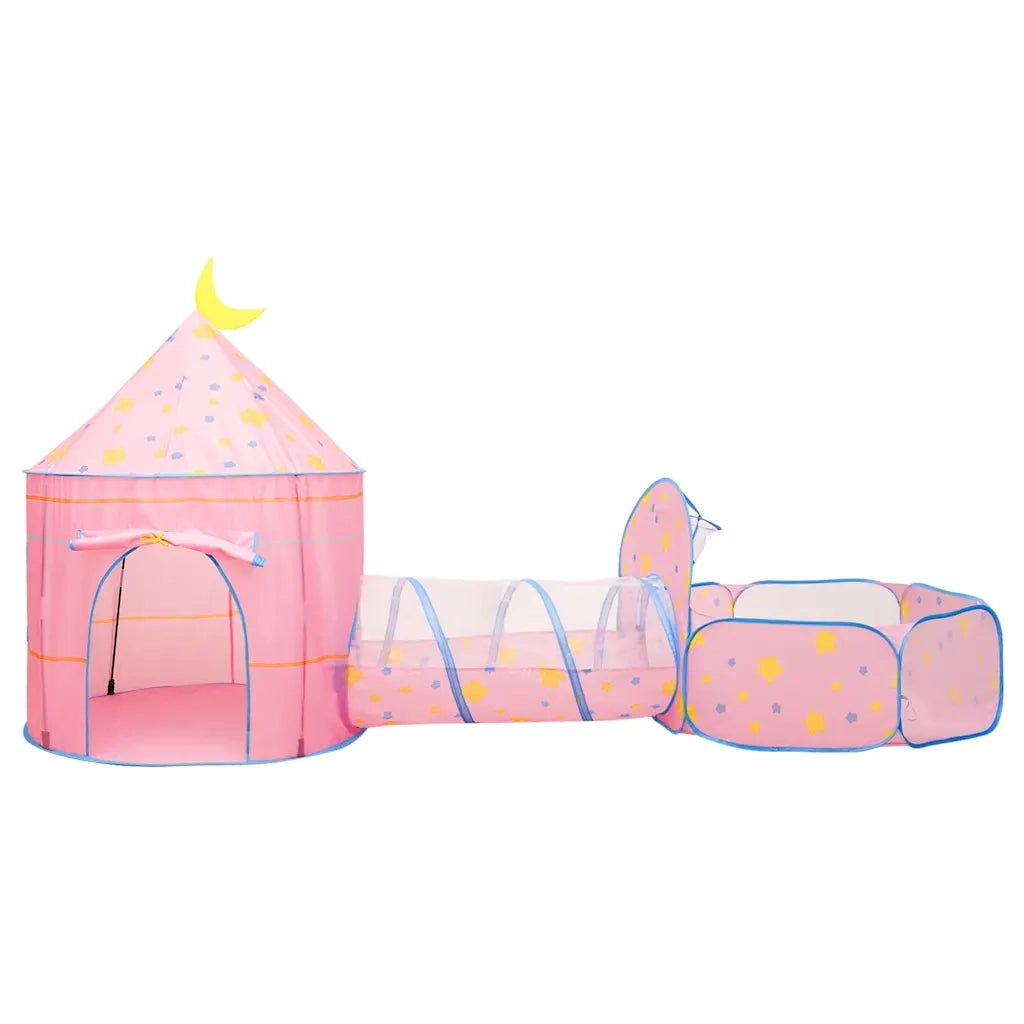Tenda da Gioco per Bambini Rosa con 250 Palline 301x120x128 cm 3107736