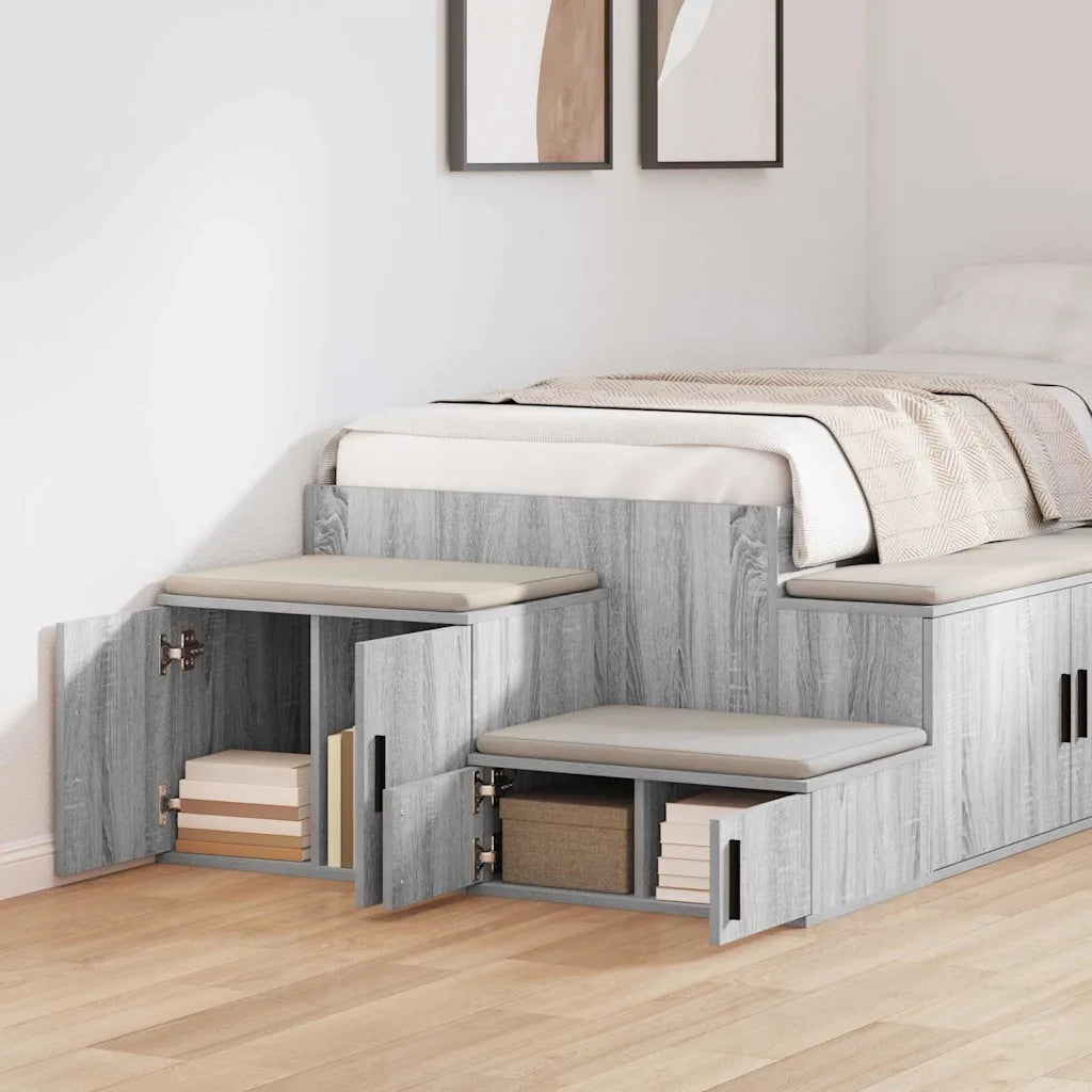 Armadio 2 pcs Grigio Sonoma 108 x 41 x 40 cm Legno multistrato 866672