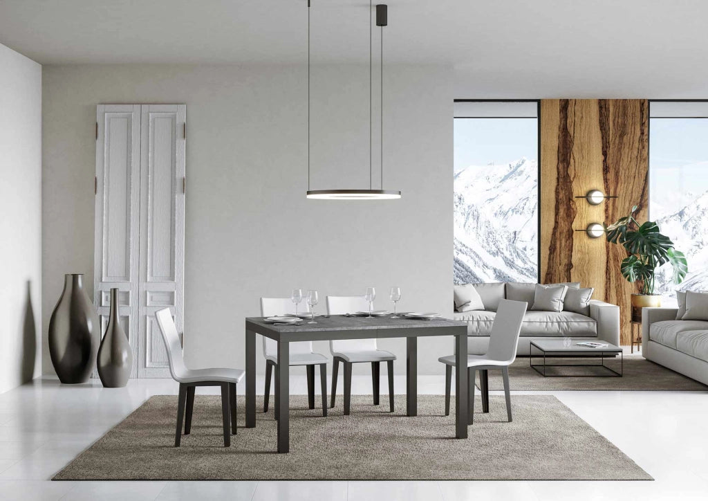 Tavolo Allungabile 120-224x90x80 cm Everyday Evolution Cemento
