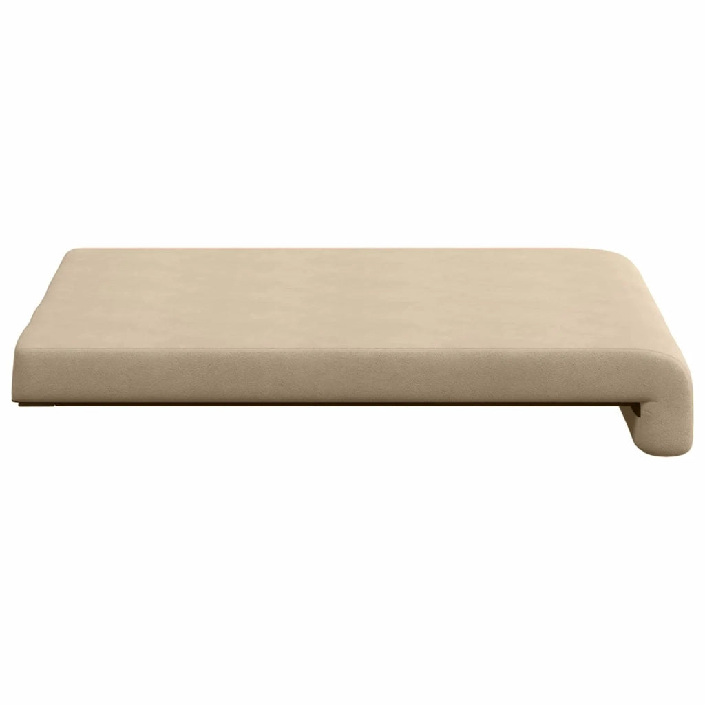 Cuscino per panchina 2 pcs Microfibra Crema Profondità 35 cm 42043056