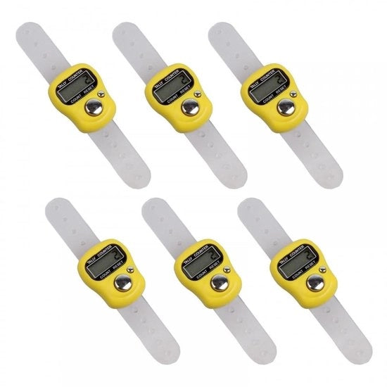 Contatore elettronico mini - 6 pezzi - ABS resistente - contatore elettronico elettronico - risparmio energetico - progettazione compatta
