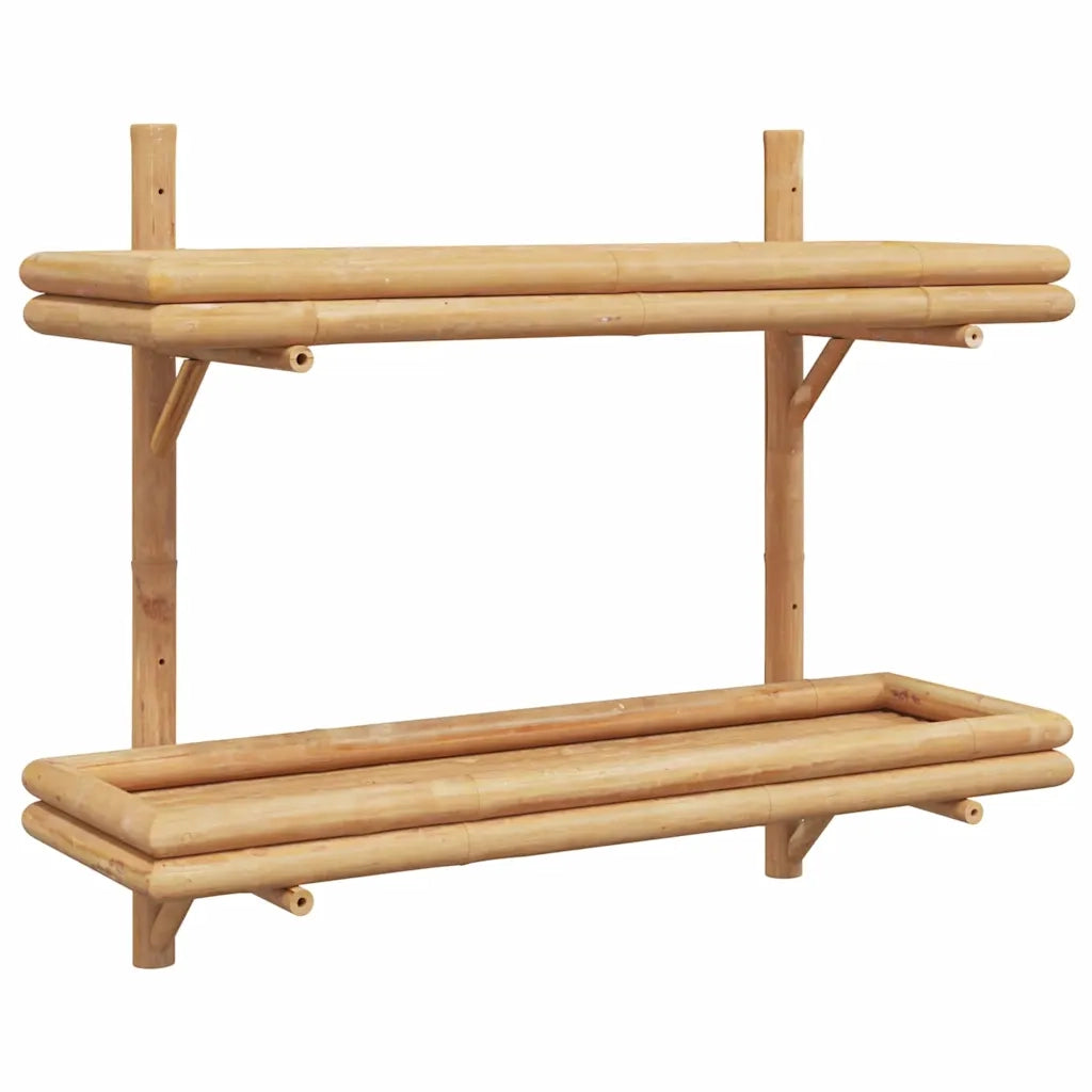 Scaffale da parete Marrone 75 x 26 x 60 cm Bambù 4107161