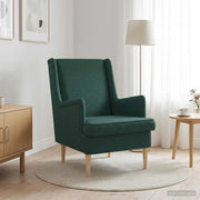 Poltrona Verde Scuro Tessuto 42029952