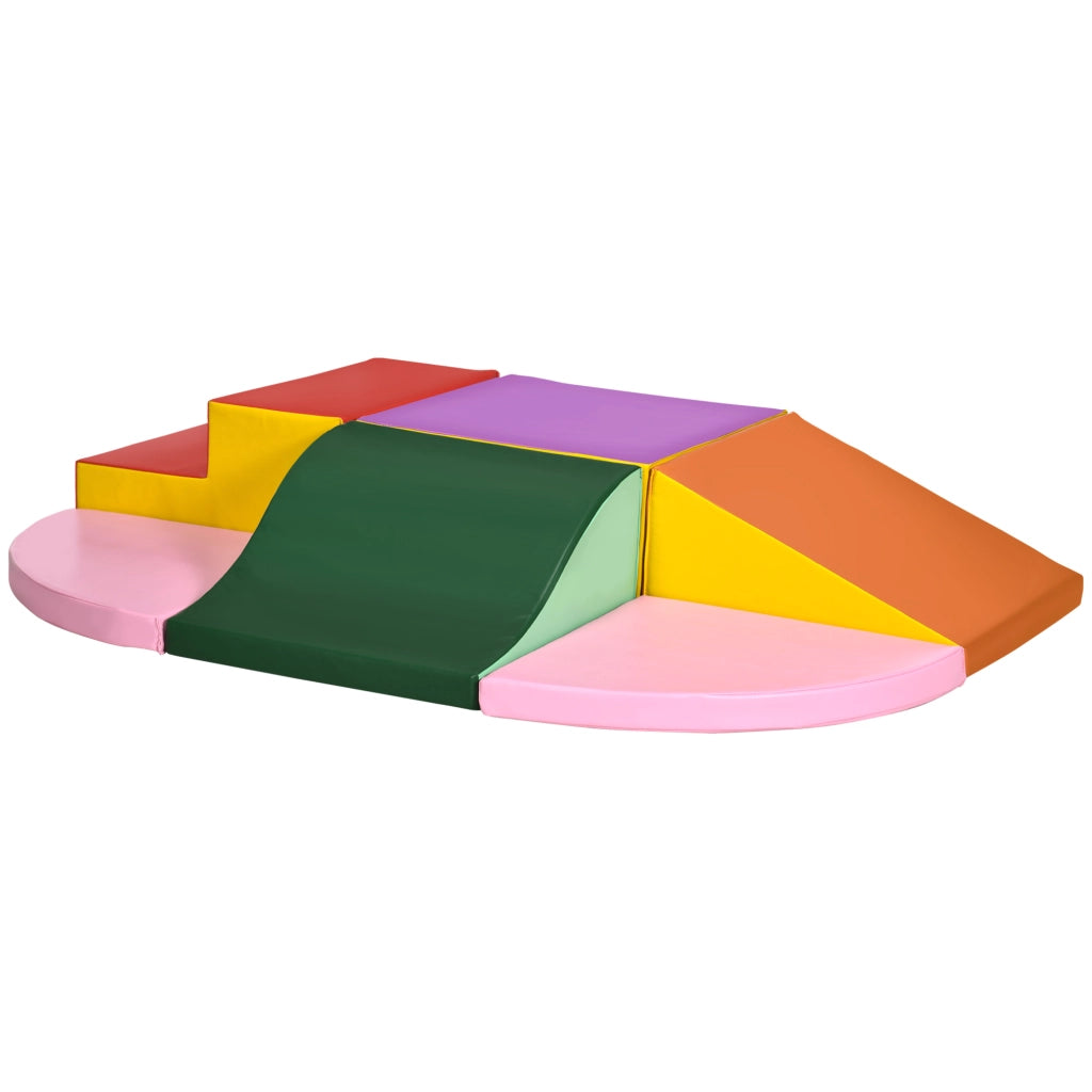 Set Costruzioni Morbidi per Bambini 1-3 Anni da 6 Pezzi in PU ed EPE ¨C Minimal ¨C Multicolore