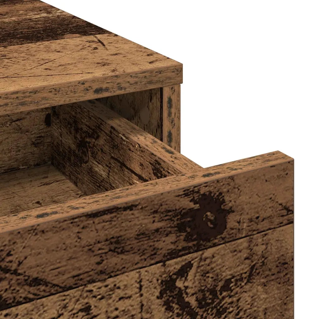 Toeletta | Tavolo da Trucco con cassetto Legno vecchio 100 x 41 x 140 cm