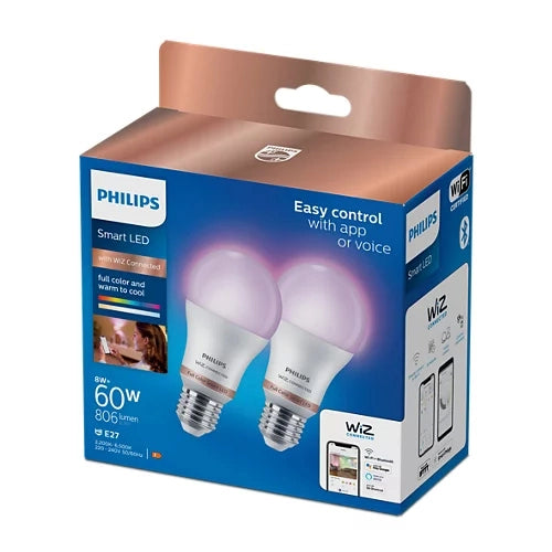 Lampadina 8W RGB Wi-Fi Philips E27