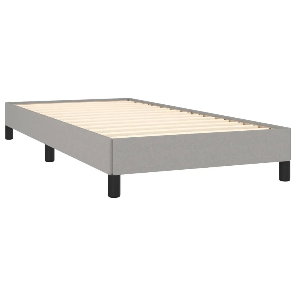 Giroletto senza Materasso Grigio Chiaro 90x200 cm Tessuto 346688