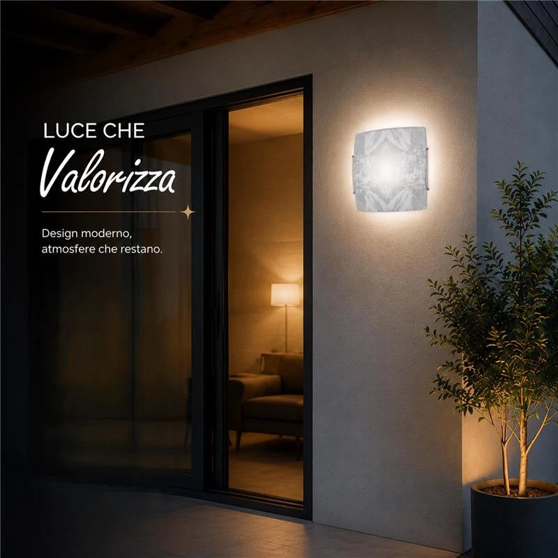 ROBERTA LAMPADA PLAFONIERA DA SOFFITTO E27 1 LUCE 30CM